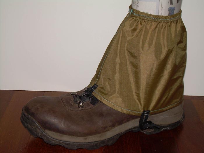 finished gaiter